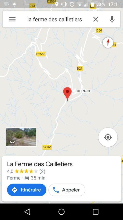 La Ferme Des Cailletiers Chez Marco Villa Lucéram Kültér fotó